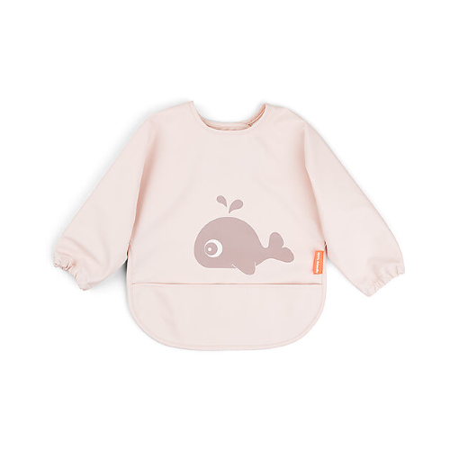 Bavaglio a Maniche Lunghe Impermeabile con Tasca – Wally – Rosa Cipria Done By Deer - immagine 2