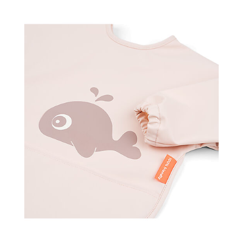 Bavaglio a Maniche Lunghe Impermeabile con Tasca – Wally – Rosa Cipria Done By Deer - immagine 3