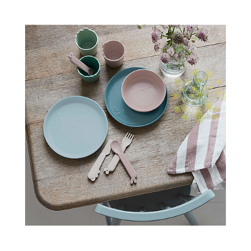 Ciotola Pappa Kiddish – Raffi – Blu – 100% PP Alimentare Riciclabile Done By Deer - immagine 5