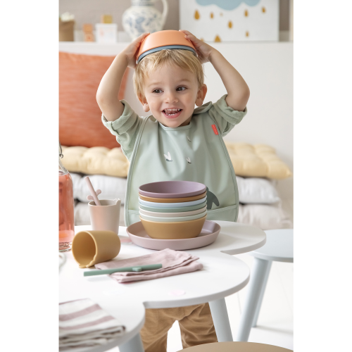 Ciotola Pappa Kiddish – Raffi – Powder – 100% PP Alimentare Riciclabile Done By Deer - immagine 8