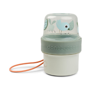 Mini Contenitori Snack con due Scomparti – S Birdee – Verde Done By Deer