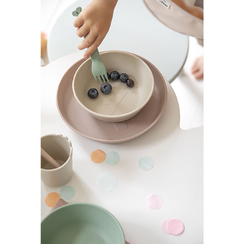 Piattino Pappa Kiddish – Elphee – Powder – 100% Riciclabile Done By Deer - immagine 3