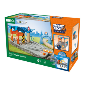 Stazione dei treni con Tunnel Azione Smart Tech Sound Brio