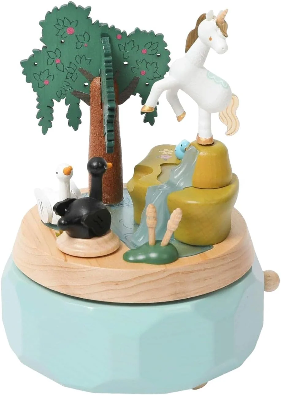 Carillon Unicorno e cigni Wooderful life - immagine 2
