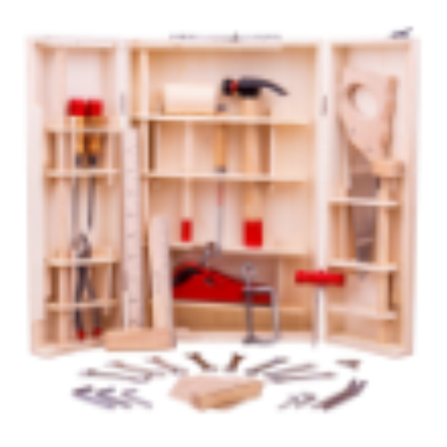 Cassetta degli attrezzi per ragazzi Bigjigs - immagine 4