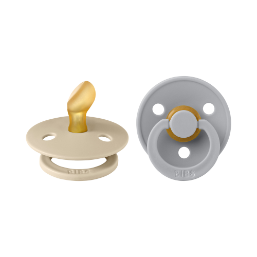 Ciuccio Colour – Tettarella Anatomica in Gomma Naturale – Vaniglia e Cloud – Tg. 2 Bibs - immagine 3