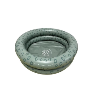 Piscina gonfiabile 2 anelli 60 cm con stampa leopardata verde Swim Essential