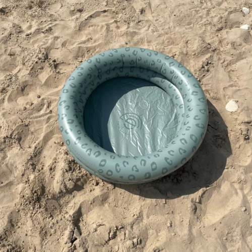 Piscina gonfiabile 2 anelli 60 cm con stampa leopardata verde Swim Essential - immagine 3