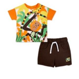 Set 2Pz Maglietta e Shorts Monkey Banana Records – Tuc Tuc