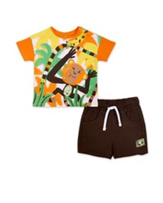 Set 2Pz Maglietta e Shorts Monkey Banana Records – Tuc Tuc