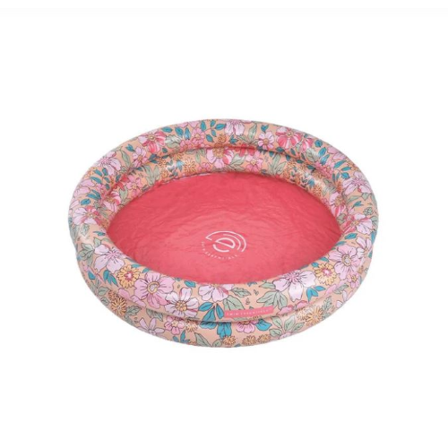 Piscina gonfiabile 2 anelli 100 cm con stampa floreale Swim Essential - immagine 2
