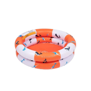 Piscina gonfiabile 2 anelli 60 cm con balene Swim Essential