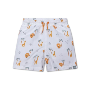 Pantaloncino boxer da bagno UV stampa a tema giungla con protezione UPF50+ Swim Essential