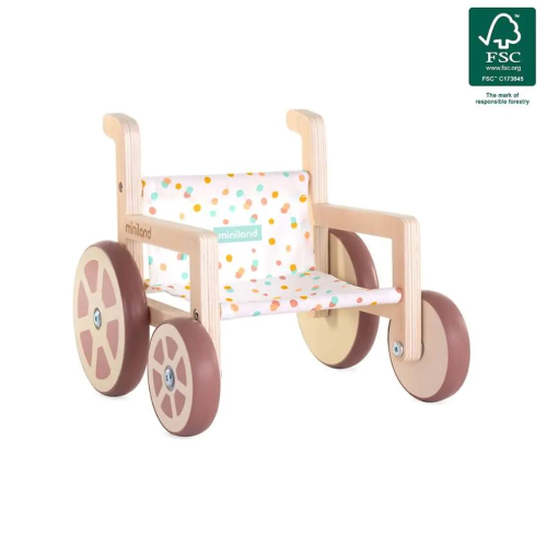 Sedia a rotelle per bambole Miniland Educational