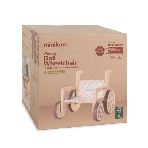 Sedia a rotelle per bambole Miniland Educational - immagine 7