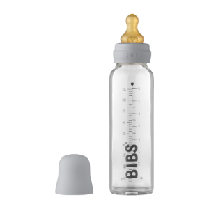 Set Completo Biberon in Vetro – Nuvola – 225ml Riciclabile e Lavabile in Lavastoviglie! – Nuovo Design Bibs