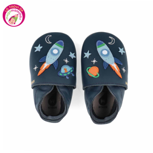 Soft Sole Cosmic Rocket Navy – Bobux