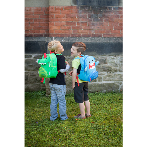 Zainetto Bimbi, Sherman lo Squalo – 33 x 26,5 x 10 cm Zoocchini - immagine 6