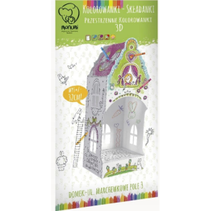 Casa 3D da costruire e colorare – Carota – Monumi creative