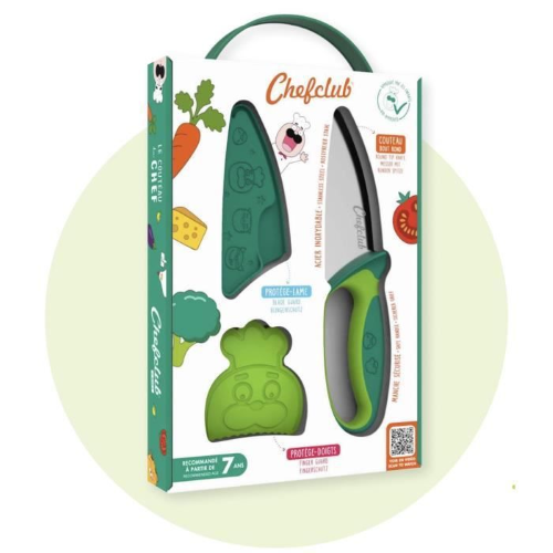 Coltello baby chef verde Chef club - immagine 2