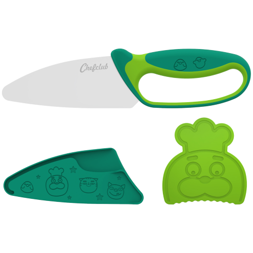 Coltello baby chef verde Chef club - immagine 3