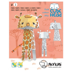 Giraffa da costruire e colorare 3D Monumi creative