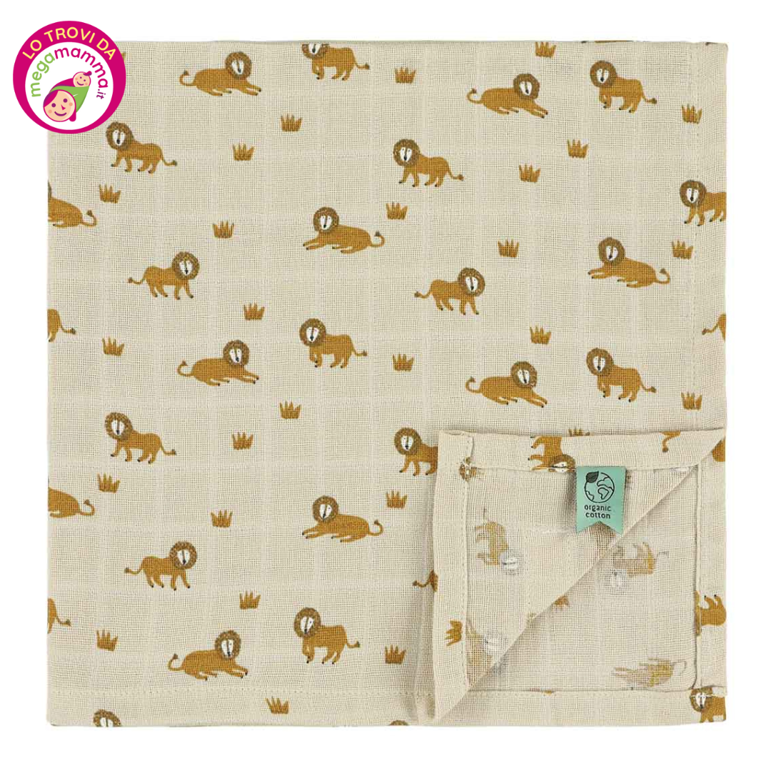 Kit di 3 mussole 55x55cm – leone – Trixie - immagine 5