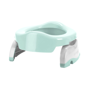 Vasino da Viaggio e Riduttore WC – Verde Acqua – Include 3 Ricambi Potette 2in1