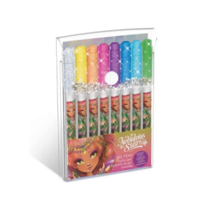 Pacco penne gel glitterate da 8 pezzi Nebulous