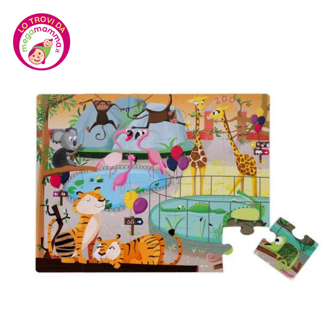 Puzzle Tattile Zoo 20 pz – Janod - immagine 3