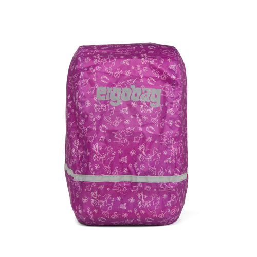 Copri zaino impermeabile e catarifrangente. Fucsia – Ergobag