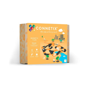 Costruzioni magnetiche 16 Pezzi – Rampe e Intersezioni – 100% Plastica ABS Atossica – Apprendimento STEM! Connetix