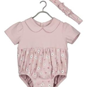 Pagliaccetto e Fascia Flowers – Blue Seven