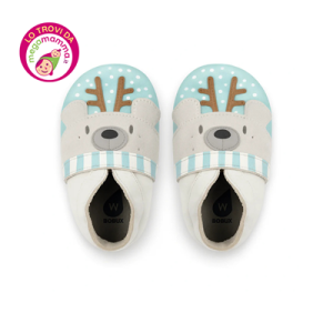 Soft Sole Cubby White Seafoam – Bobux
