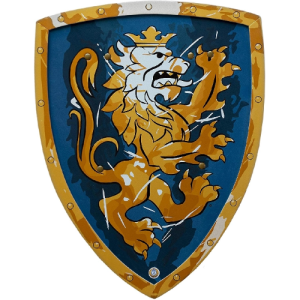 Scudo cavaliere blu/oro Liontouch