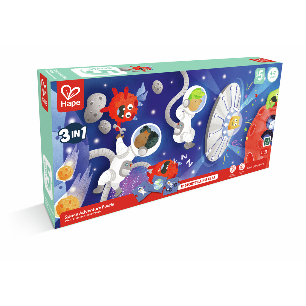 Puzzle Avventure Nello Spazio – Hape - immagine 6