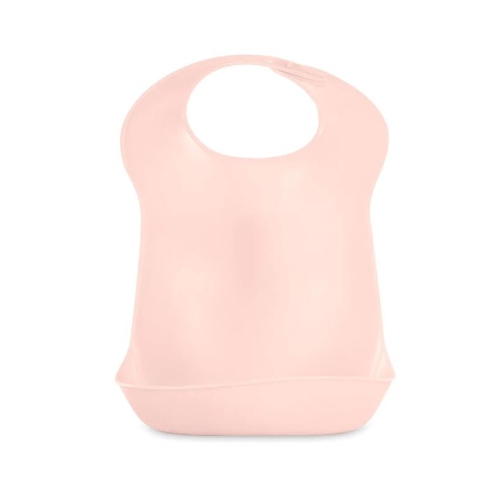 Bavaglino rigido in silicone rosa Miniland Educational - immagine 2