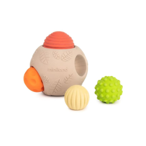 Set di 5 palle sensoriali in gomma naturale Miniland Educational