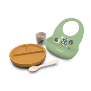 Set pappa + bavaglino Miniland Educational