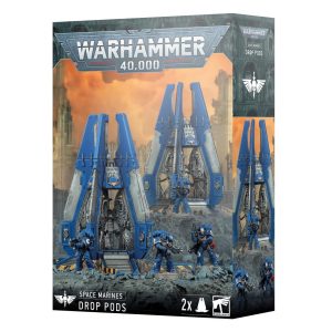 Space Marines Drop Pods