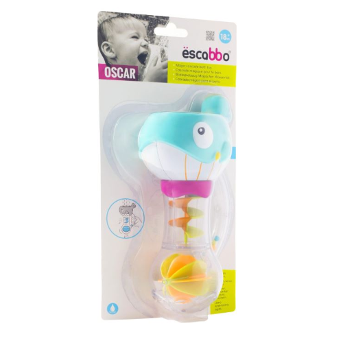 Sonaglio da bagno a forma di balena Oscar Escabbo