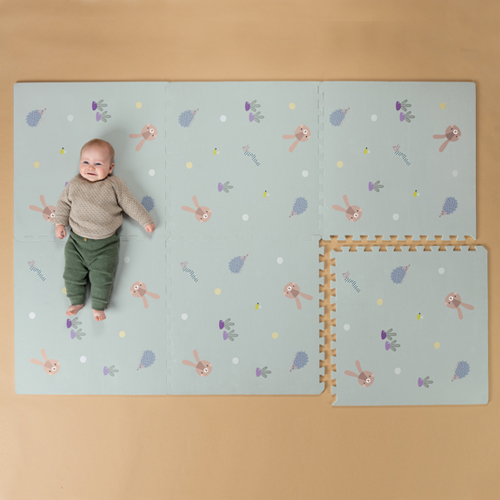 Tappetino puzzle morbido tema giardino XL Taf toys - immagine 3