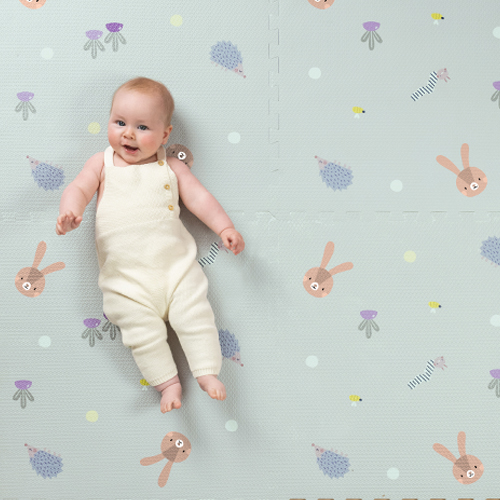 Tappetino puzzle morbido tema giardino XL Taf toys - immagine 4