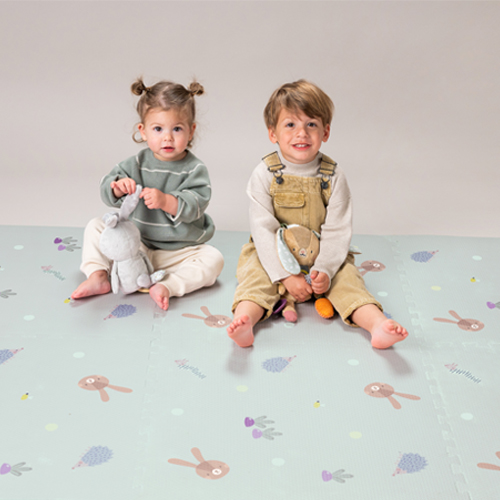 Tappetino puzzle morbido tema giardino XL Taf toys - immagine 5