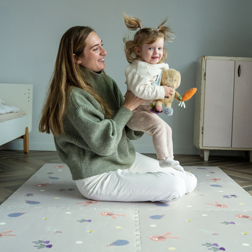 Tappetino puzzle morbido tema giardino XL Taf toys - immagine 7