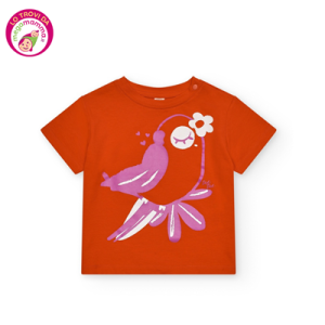 T-Shirt Violet Bird Vacay Feelings – Tuc Tuc