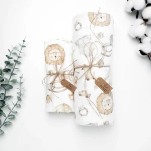 Mussola cotone e bambù Safari