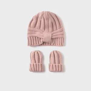 Completo cappello e muffole