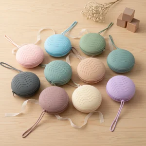 Custodia per ciuccio in silicone con cerniera