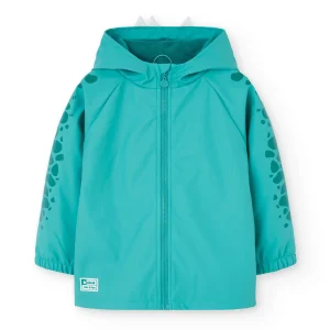 Impermeabile turchese